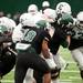 EMU junior running back Ryan Brumfield runs with the ball during spring practice on Sunday, April 14. AnnArbor.com I Daniel Brenner